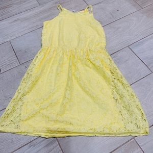H&M beautiful yellow lace dress